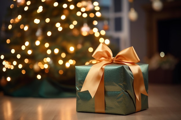 Woman Holds Beautifully Wrapped Present