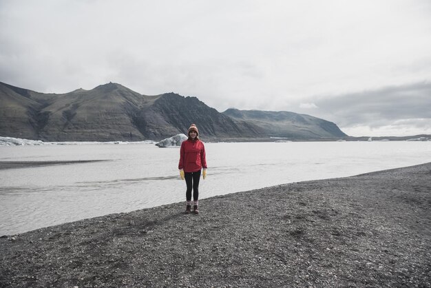 Woman in Iceland