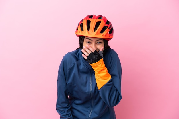 woman over isolated background