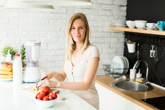 Woman in the kitchen