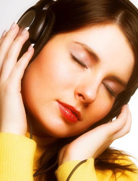 Woman listening music