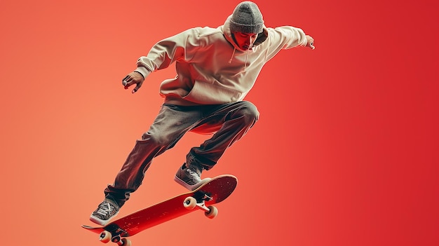 woman and men skateboarder skateboarding in modern city