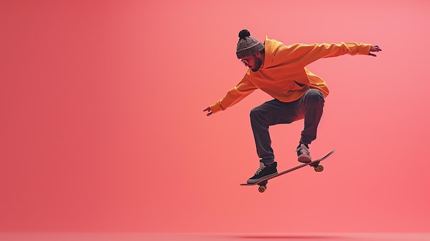 woman and men skateboarder skateboarding in modern city