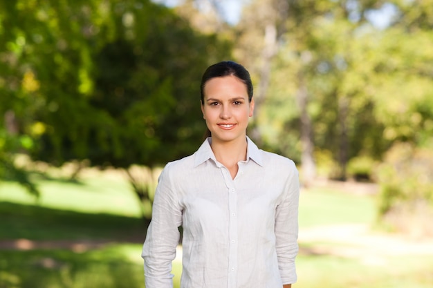 Woman in the park