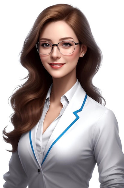 woman physician images with ai generated