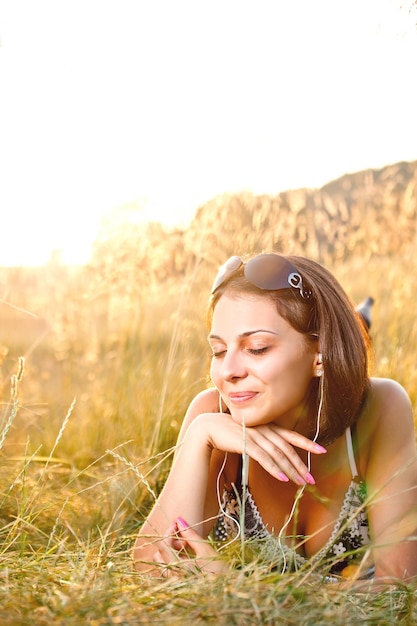 Woman relaxing