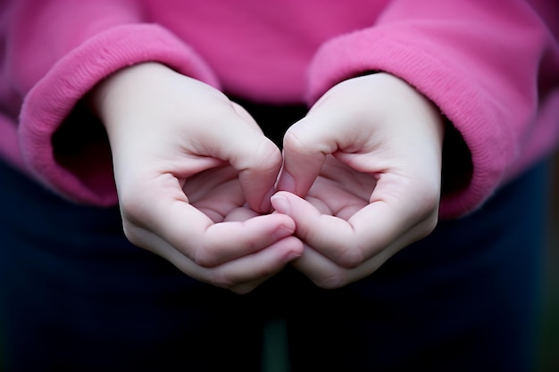 a woman's hands with their fingers folded in the middle pregnancy and infant loss awareness month