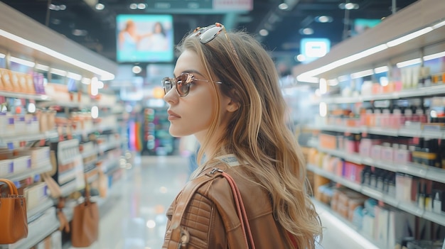 Woman Shopping in Store