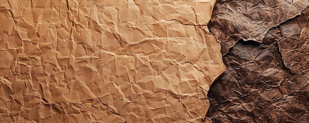 Photo a woman walks past a torn piece of paper with a torn edge