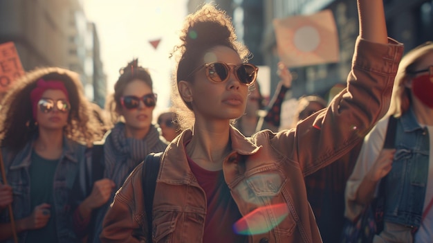 Photo a woman wearing a jacket that says quot debri quot on it