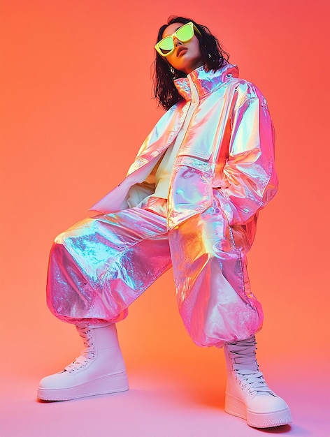 a woman in a white dress is sitting on a stool