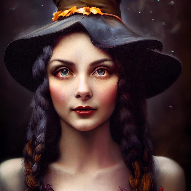 Woman witch portrait