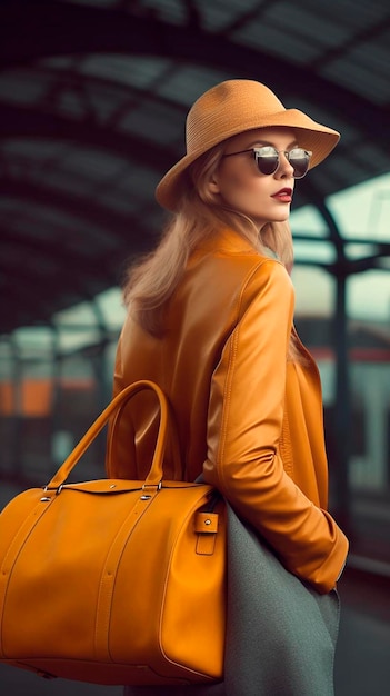 Woman with bag