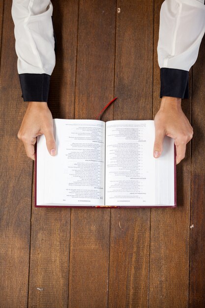 Woman with a bible