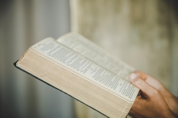 Woman with bible