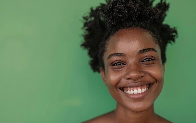 a woman with a big smile on her face