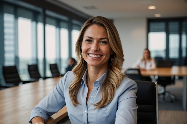 a woman with blonde hair is sitting in a restaurant