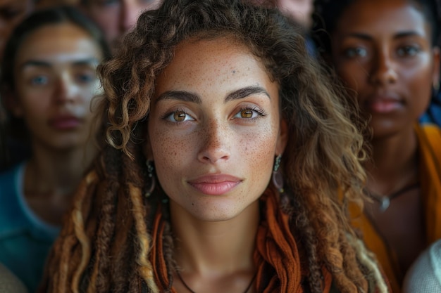 a woman with freckles and freckles has freckles on her face