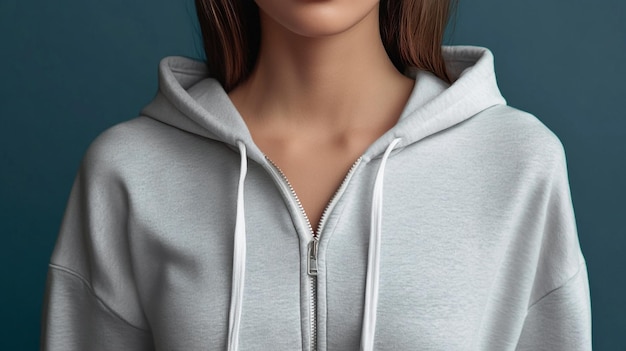 a woman with a hoodie that says quot shes wearing quot