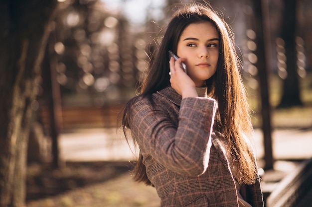 Woman with phone