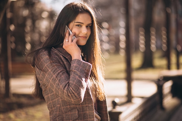 Woman with phone