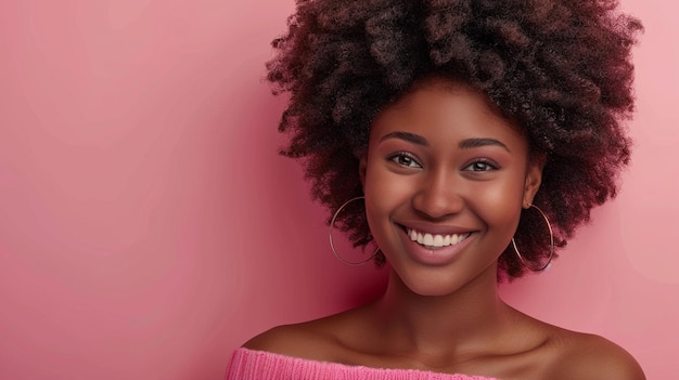 a woman with a pink shirt that says quot natural quot