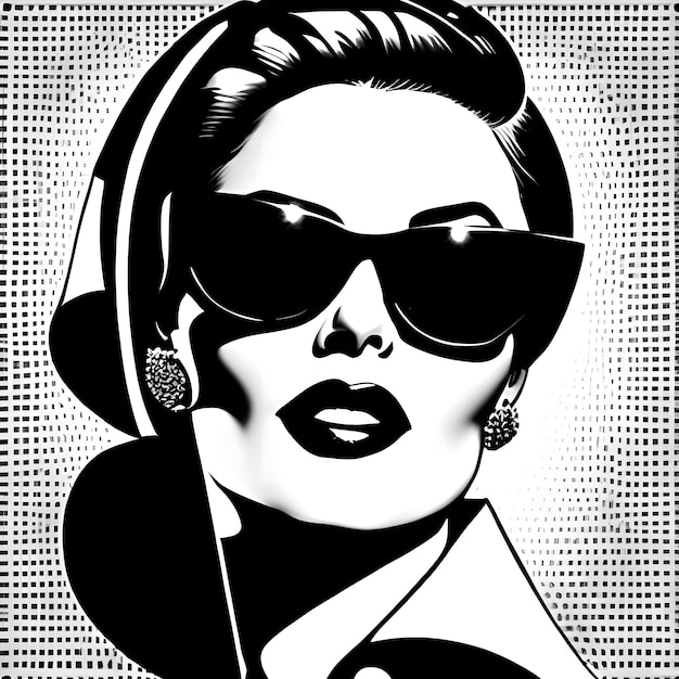 Woman with sunglasses