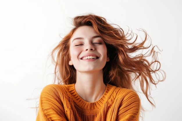 Woman With WindBlown Hair