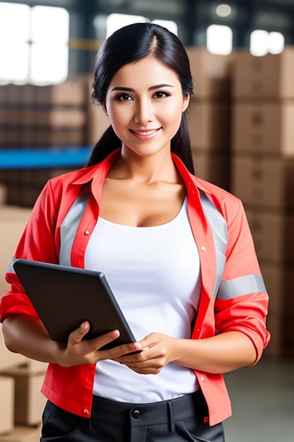 woman worker realistic highly defined high quality