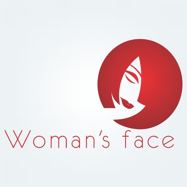 a womans face is painted in red