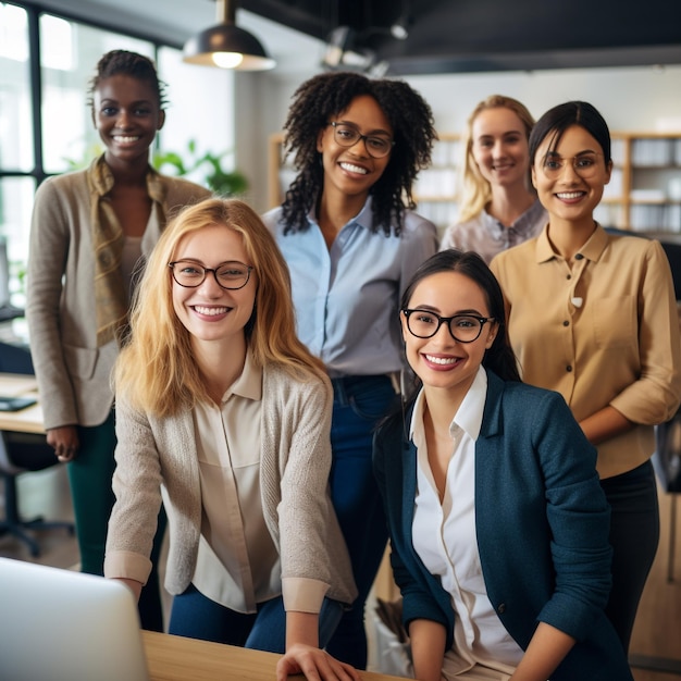 Womans working in an office