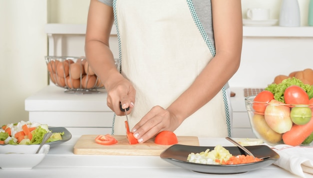 Women and Food in the kitchen