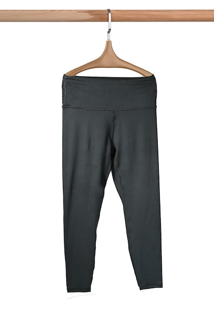 women pants isolated and hangers