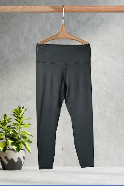 women pants isolated and hangers