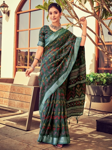 Women's Kanjivaram Soft Silk Banarasi Saree