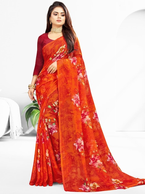 Women's Kanjivaram Soft Silk Banarasi Saree