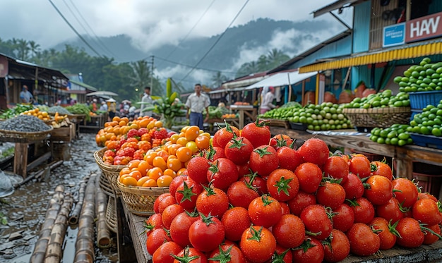 women selling vegetables at a market with a sign that says quot no quot