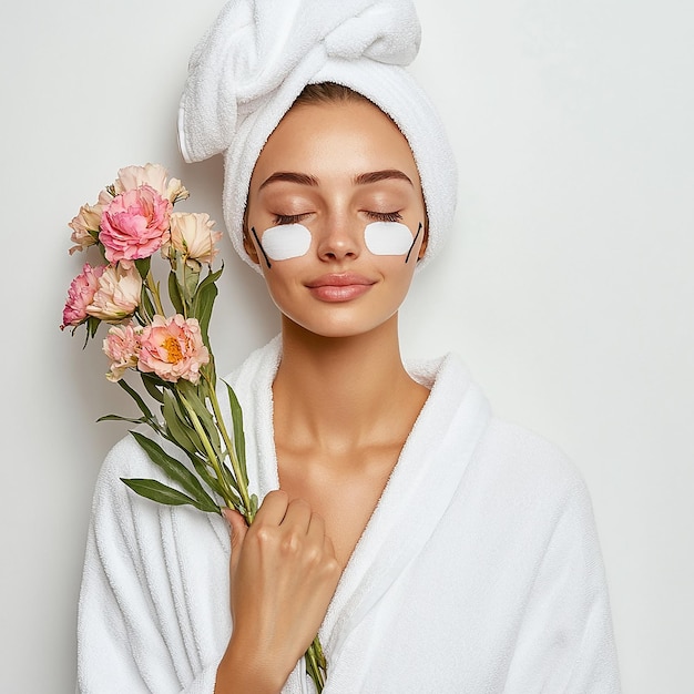 Photo women skin care