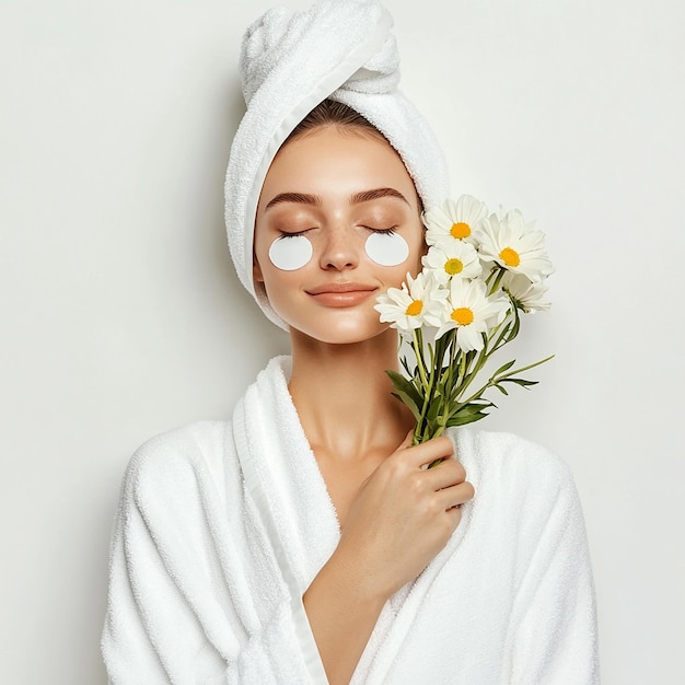 Photo women skin care