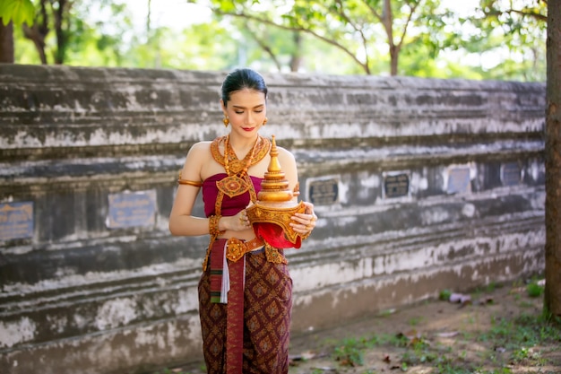 Women in Thailand Traditional Costume