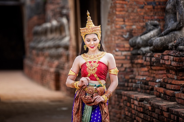 Women in Thailand Traditional Costume