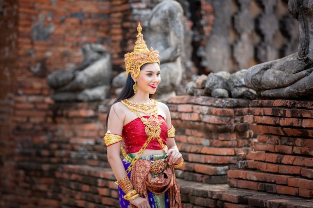 Women in Thailand Traditional Costume