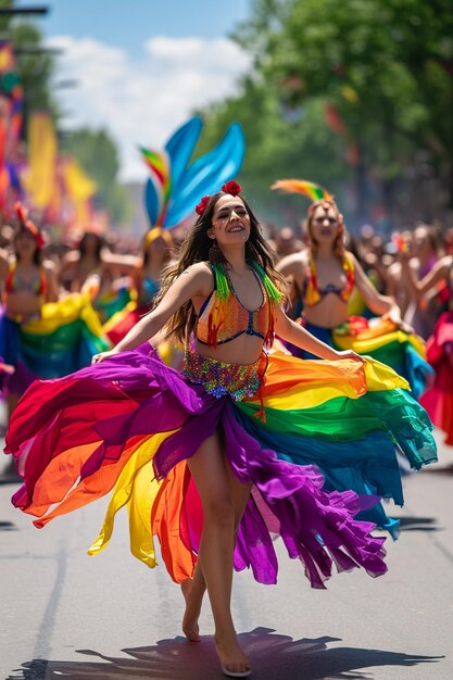 a Womens Day parade using