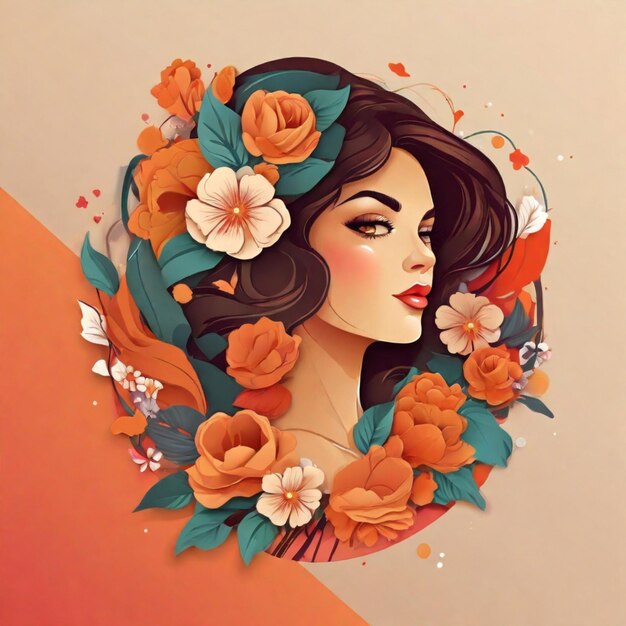 Womens day vector background