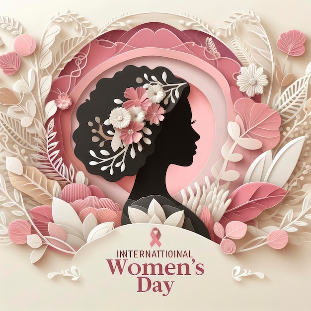 Womens Day wish design card design