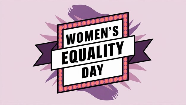 Photo womens equality day illustration art social media poster