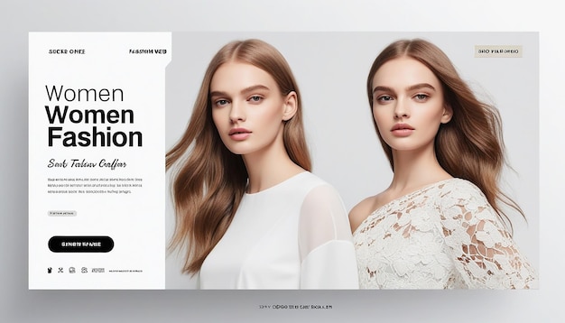 Womens fashion web banner