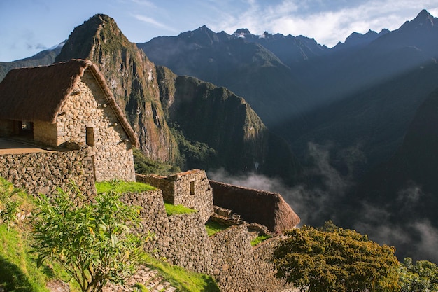 Wonder of the World Machu Picchu in Peru