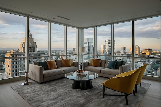 Wonderful Cityscape Penthouse Interior Design