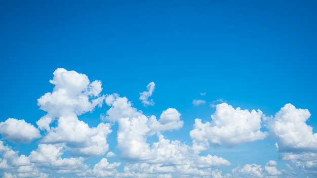 Wonderful cloudscape with blue sky